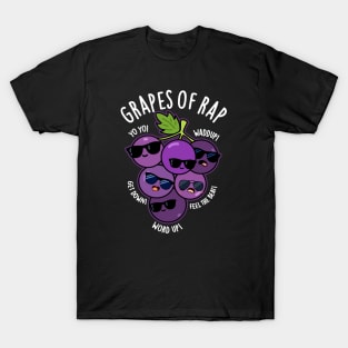 Grapes Of Rap Cute Fruit Pun T-Shirt